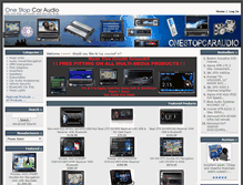 Tablet Screenshot of onestopcaraudio.co.uk